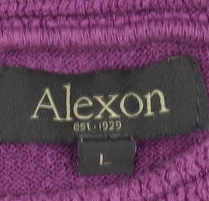 Alexon Women's Purple Knit Pullover Jumper - Size L