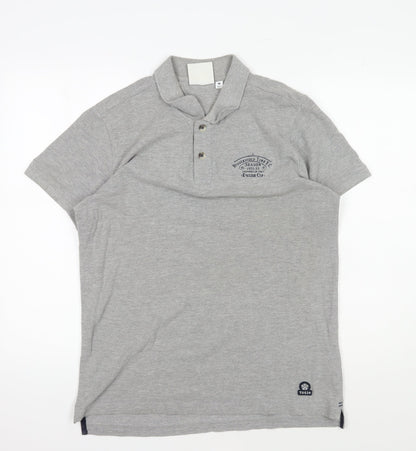 TOG24 Grey Men's M Polo Shirt, Short Sleeve, Casual