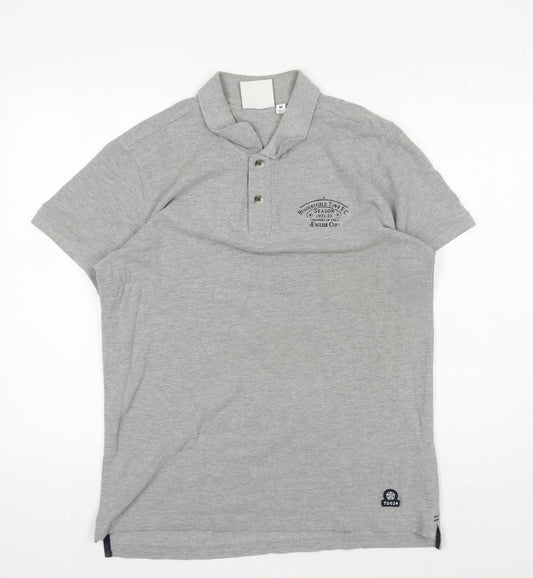 TOG24 Grey Men's M Polo Shirt, Short Sleeve, Casual