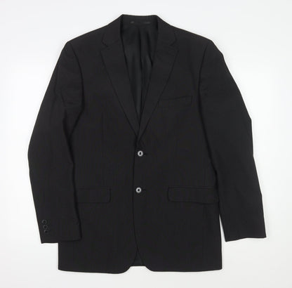 Mens UK Size 38 Thomas Nash Regular Black Suit Jacket