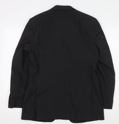 Mens UK Size 38 Thomas Nash Regular Black Suit Jacket