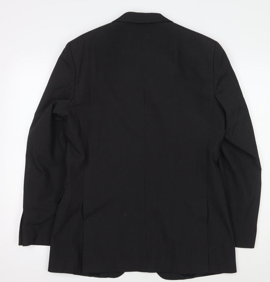 Mens UK Size 38 Thomas Nash Regular Black Suit Jacket