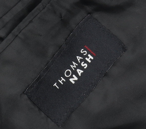 Mens UK Size 38 Thomas Nash Regular Black Suit Jacket