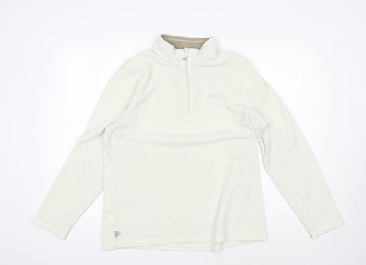 Regatta Women's Ivory Pullover Sweatshirt, Size 18, Fleece