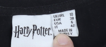 Unisex Adults UK Size 10 Harry Potter Black Basic Tank