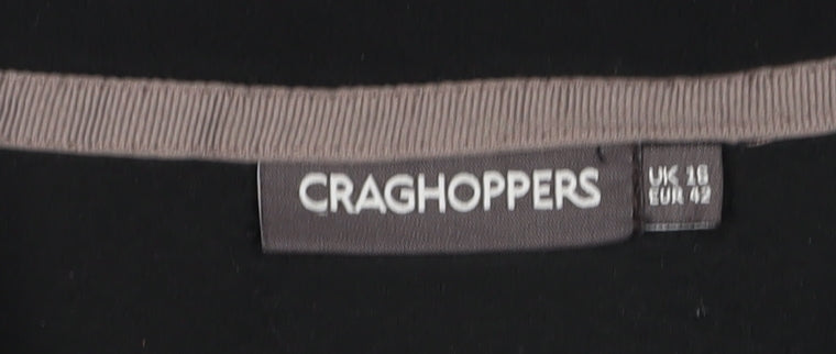 Craghoppers Black Unisex Fleece Sweatshirt Size 18