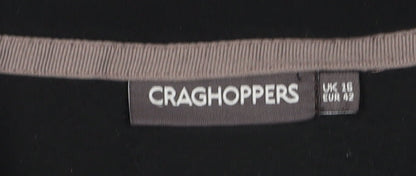 Craghoppers Black Unisex Fleece Sweatshirt Size 18