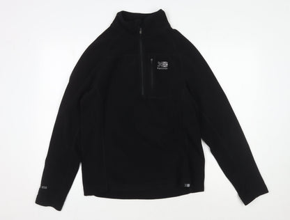 Mens UK Size XS Karrimor Black 1/4 Zip Sweatshirt