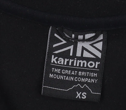 Mens UK Size XS Karrimor Black 1/4 Zip Sweatshirt