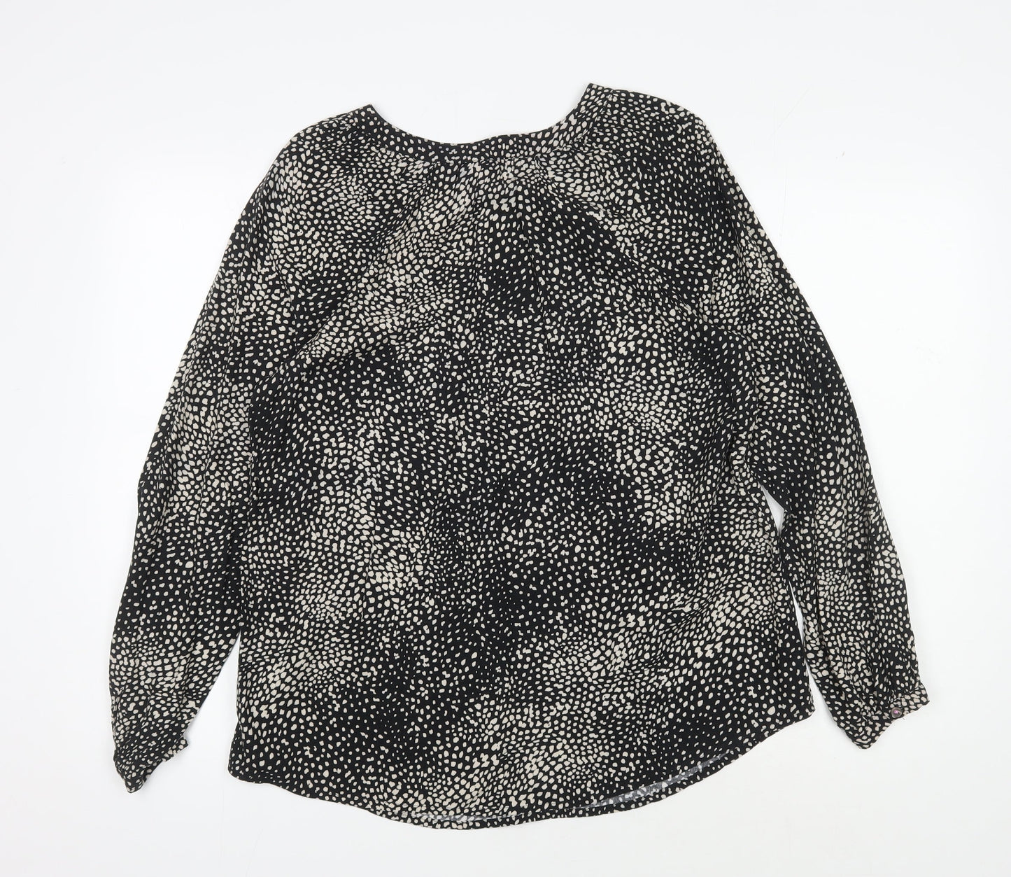 Womens UK Size 10 Joules Black  Blouse