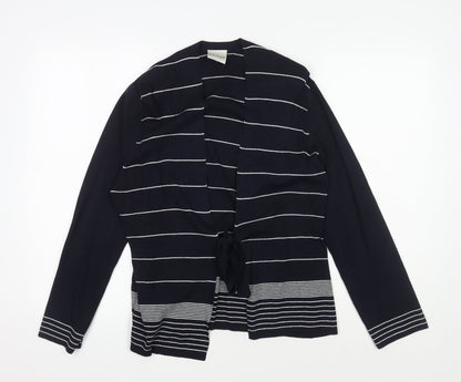 Eastex Women's Blue Striped Cardigan Size 10