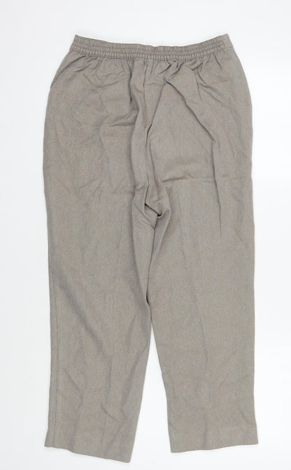 Womens UK Size 12 Honor Millburn Regular Fit Casual Workwear Beige Trousers