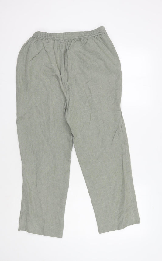 Womens UK Size 12 Honor Millburn Regular Fit Casual Grey Trousers