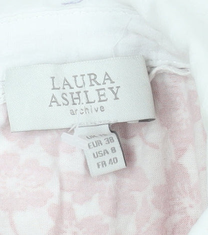 Womens UK Size 10 Laura Ashley Red Basic Blouse