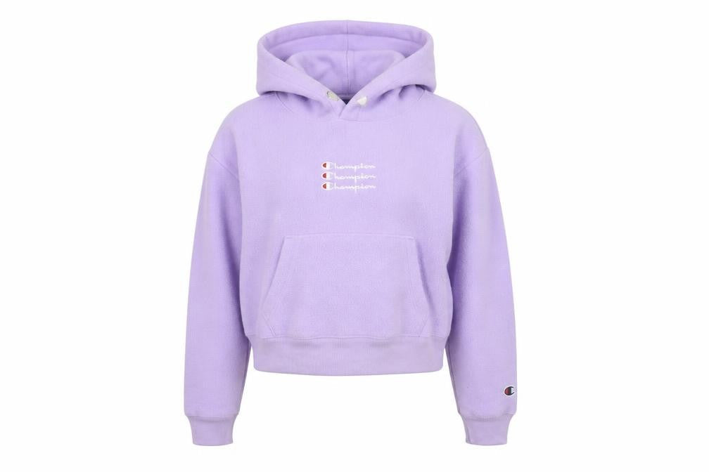 Womens UK Size XS Champion Purple Pullover Hoodie