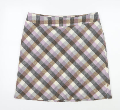 Laura Ashley Women's Multicoloured A-Line Skirt Size 16