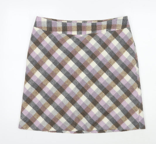 Laura Ashley Women's Multicoloured A-Line Skirt Size 16