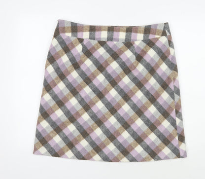 Laura Ashley Women's Multicoloured A-Line Skirt Size 16