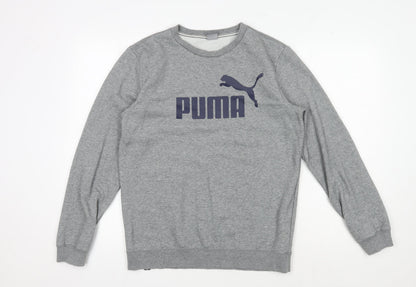 Mens UK Size XL PUMA Grey Pullover Sweatshirt