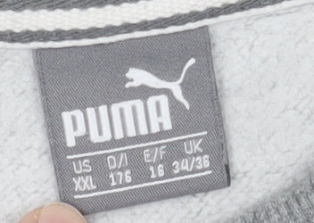 Mens UK Size XL PUMA Grey Pullover Sweatshirt
