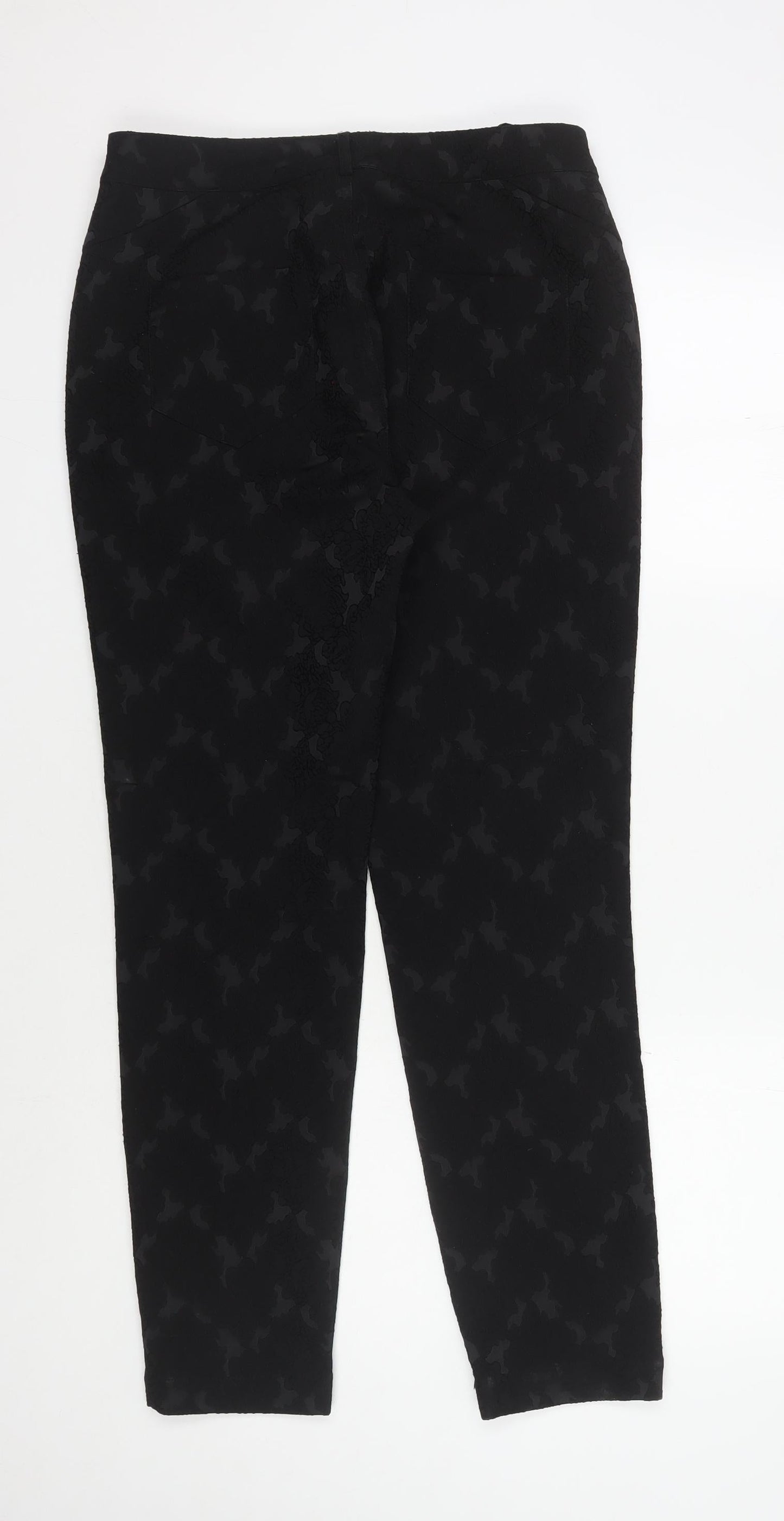 Womens UK Size 12 RJR John Rocha Regular Fit  Black Trousers