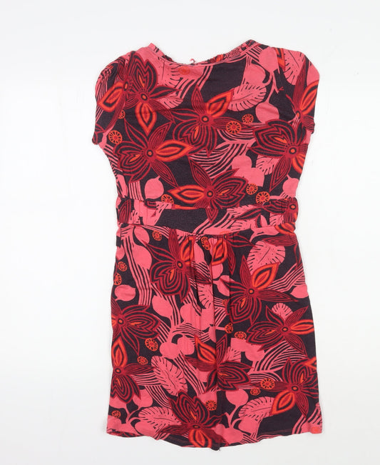 Fat Face Women's Floral Shift Dress, Size 8, Multicoloured