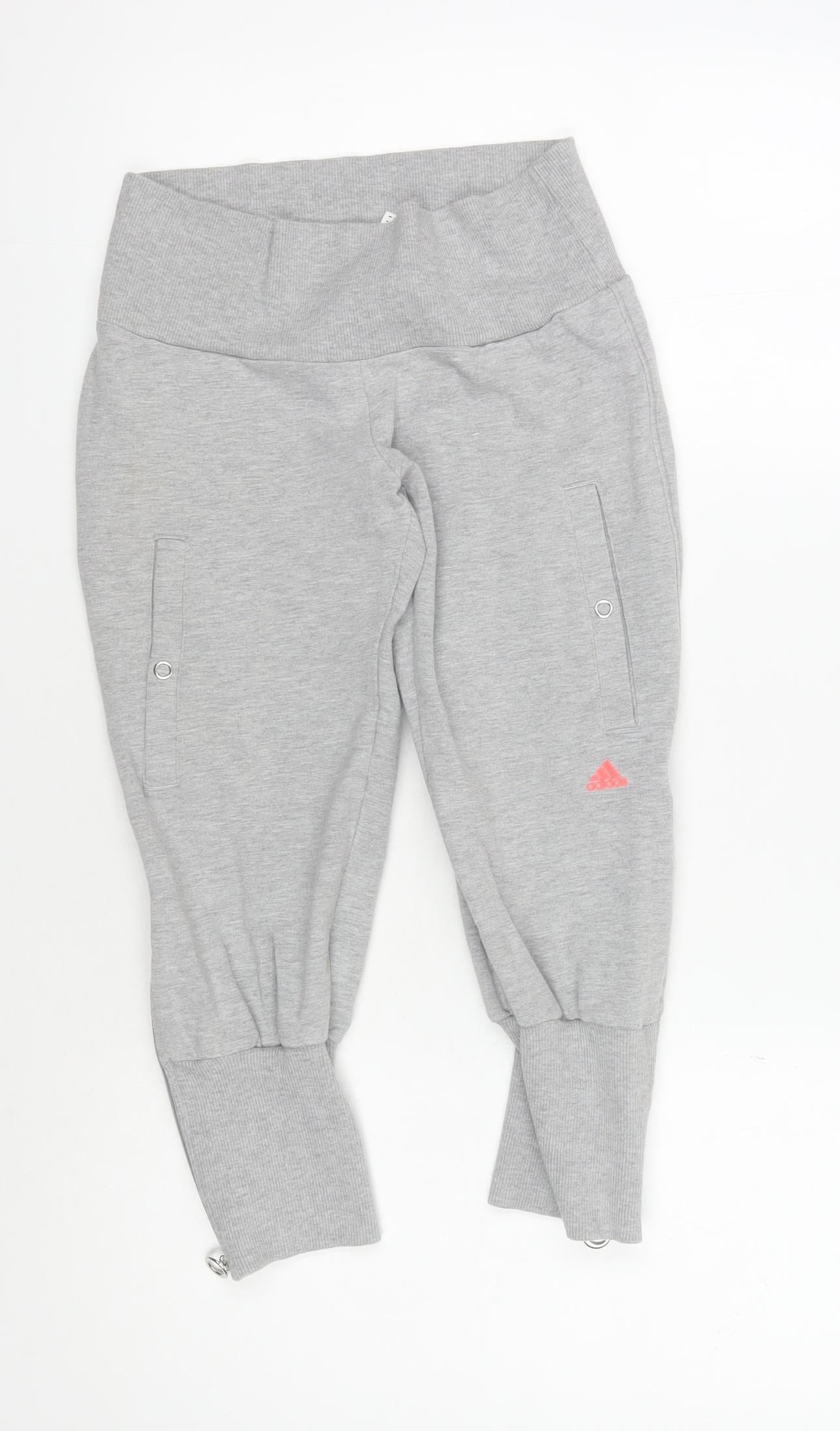 Adidas Women's Grey Jogger Trousers Size 6