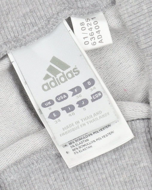 Adidas Women's Grey Jogger Trousers Size 6