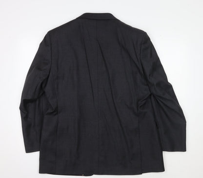Mens UK Size 42 Chester Barrie Regular Black Suit Jacket