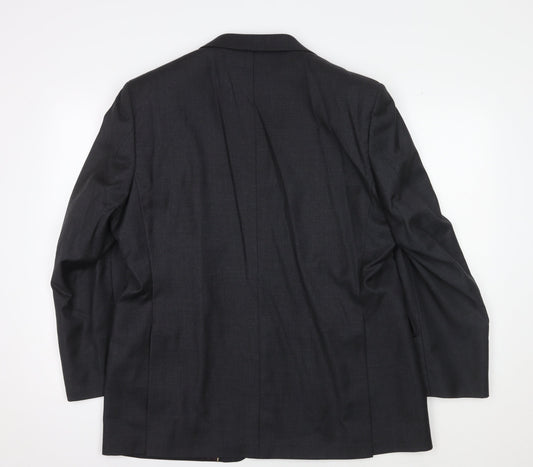 Mens UK Size 42 Chester Barrie Regular Black Suit Jacket