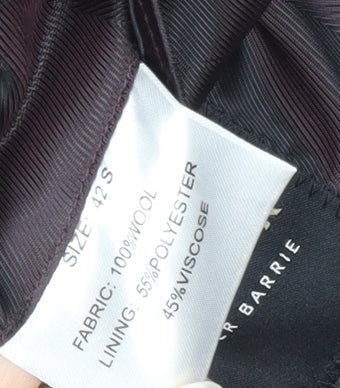 Mens UK Size 42 Chester Barrie Regular Black Suit Jacket