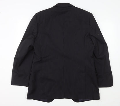 Mens UK Size 40 Jaeger Regular Black Suit Jacket