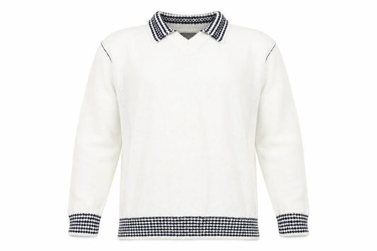 Mens UK Size 6 Ted Baker White Pullover Jumper