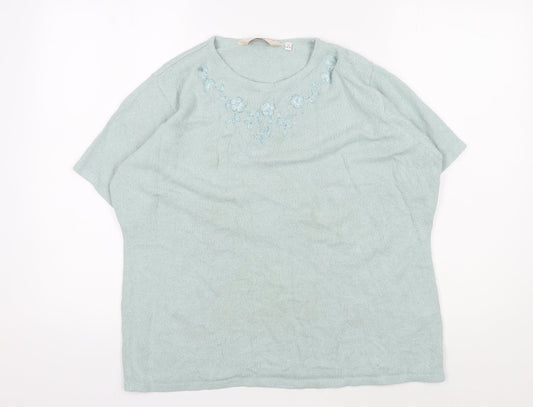 Honor Millburn Women's Green Pullover Jumper Size L