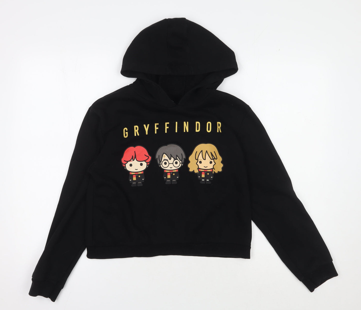Harry Potter Girls Black Gryffindor Hoodie 11-12 Years