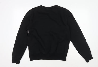 Mens UK Size M Marvel Black Pullover Sweatshirt