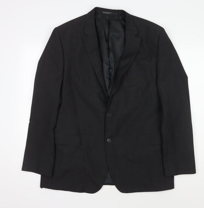 Mens UK Size 44 Thomas Nash Regular Black Suit Jacket