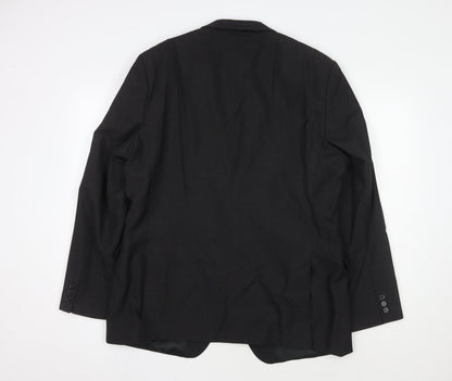 Mens UK Size 44 Thomas Nash Regular Black Suit Jacket