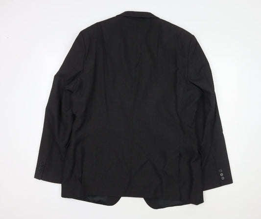 Mens UK Size 44 Thomas Nash Regular Black Suit Jacket