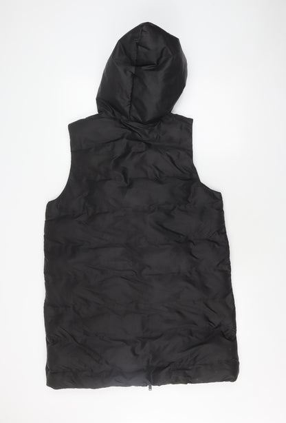Womens UK Size L Zara Black Puffer Jacket