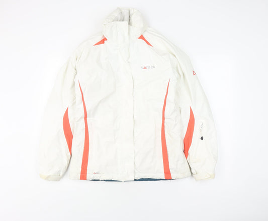 Dare2b Women's White Ski Jacket 10 with Winter Features