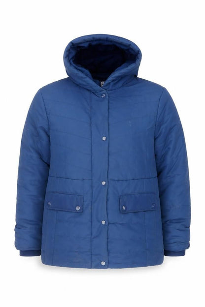 Unisex Adults UK Size 16 Cotton Traders Blue Quilted Coat