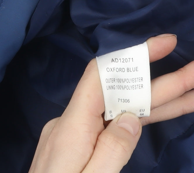 Unisex Adults UK Size 16 Cotton Traders Blue Quilted Coat