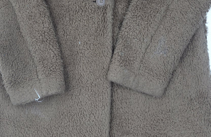 Womens UK Size S Uniqlo Brown Overcoat