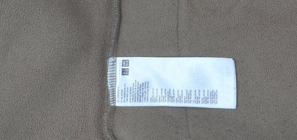Womens UK Size S Uniqlo Brown Overcoat