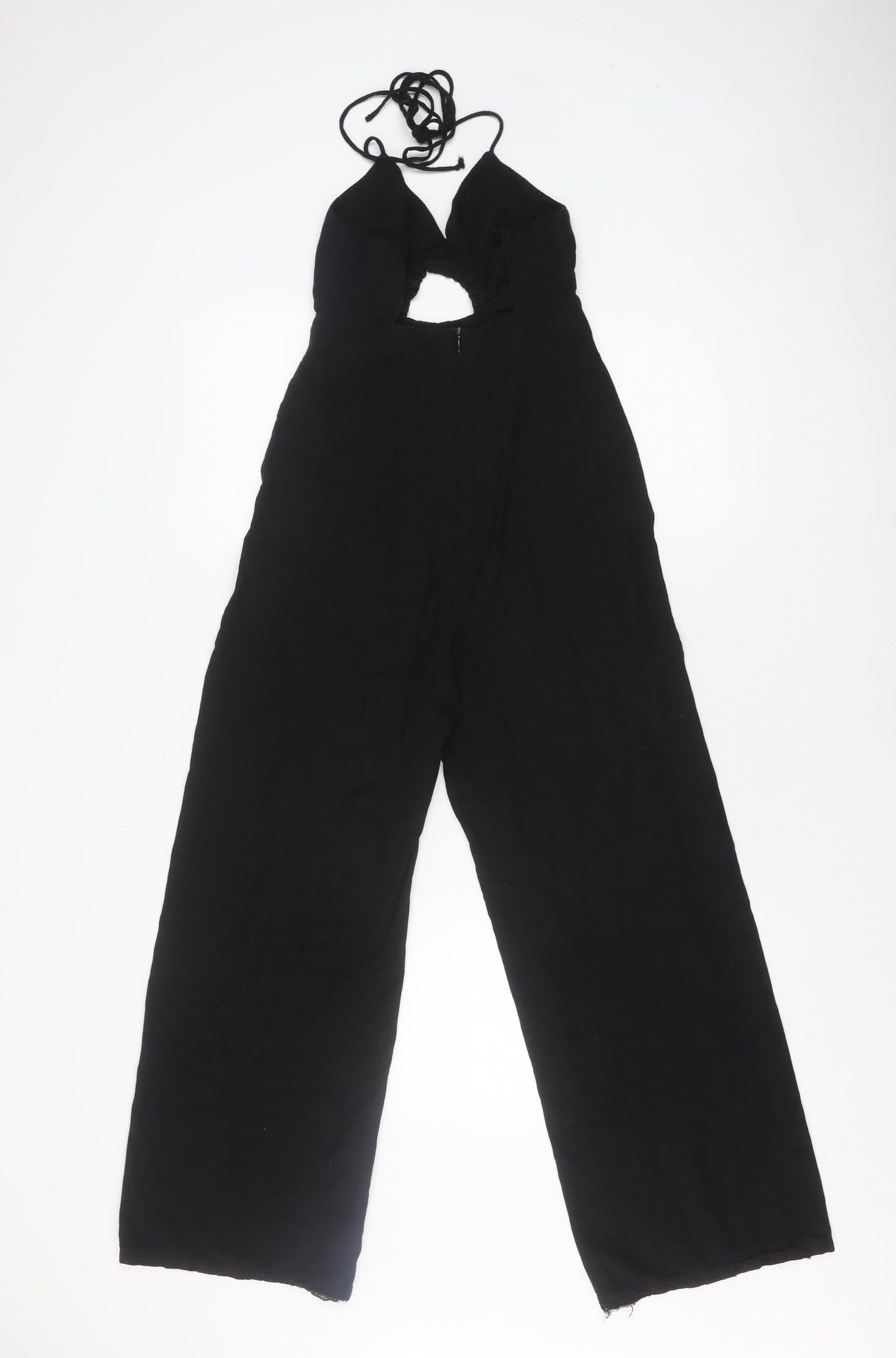 Bershka Women's Black XS Jumpsuit With Halter Neck