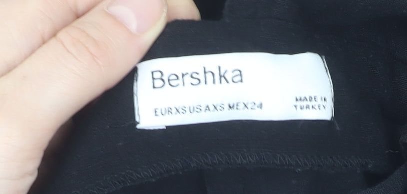 Bershka Women's Black XS Jumpsuit With Halter Neck