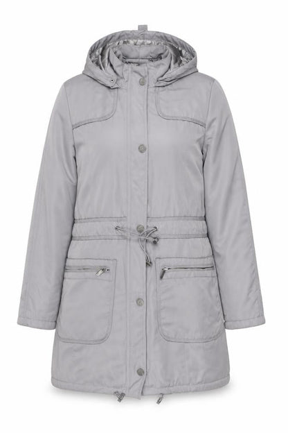 Womens UK Size 12 RJR John Rocha Grey Parka Coat