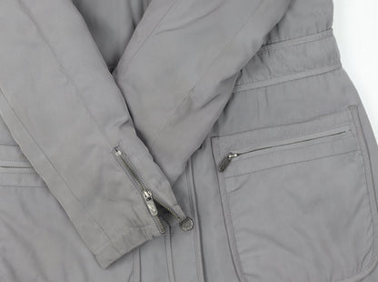 Womens UK Size 12 RJR John Rocha Grey Parka Coat