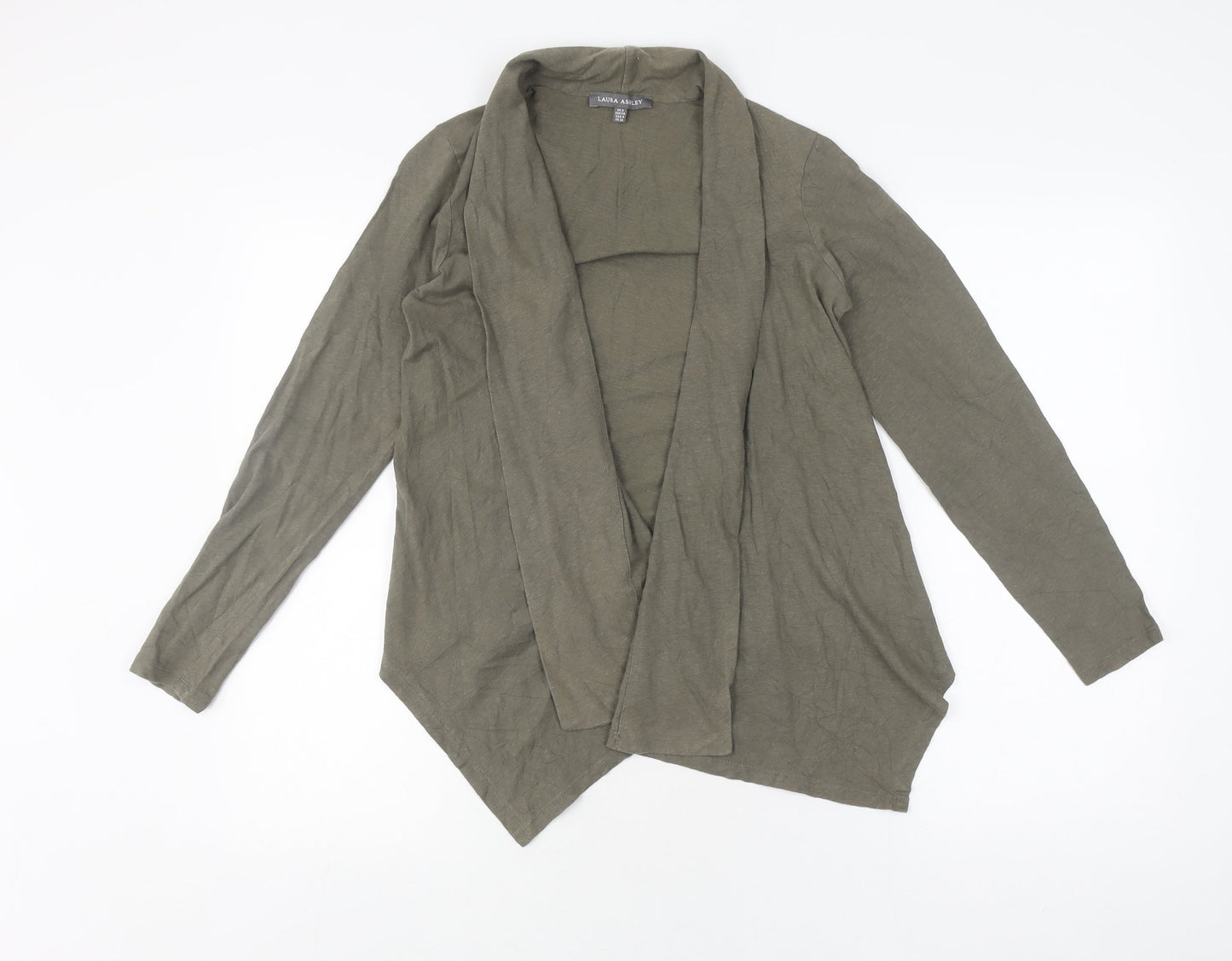 Womens UK Size 8 Laura Ashley Green Tunic Jumper